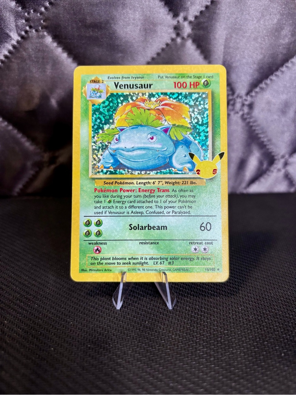 Venusaur 15/102 Celebrations: Classic Collection Holo 25th Anniversary - NM